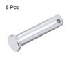 sourcing map Single Hole Clevis Pins - 10mm X 45mm