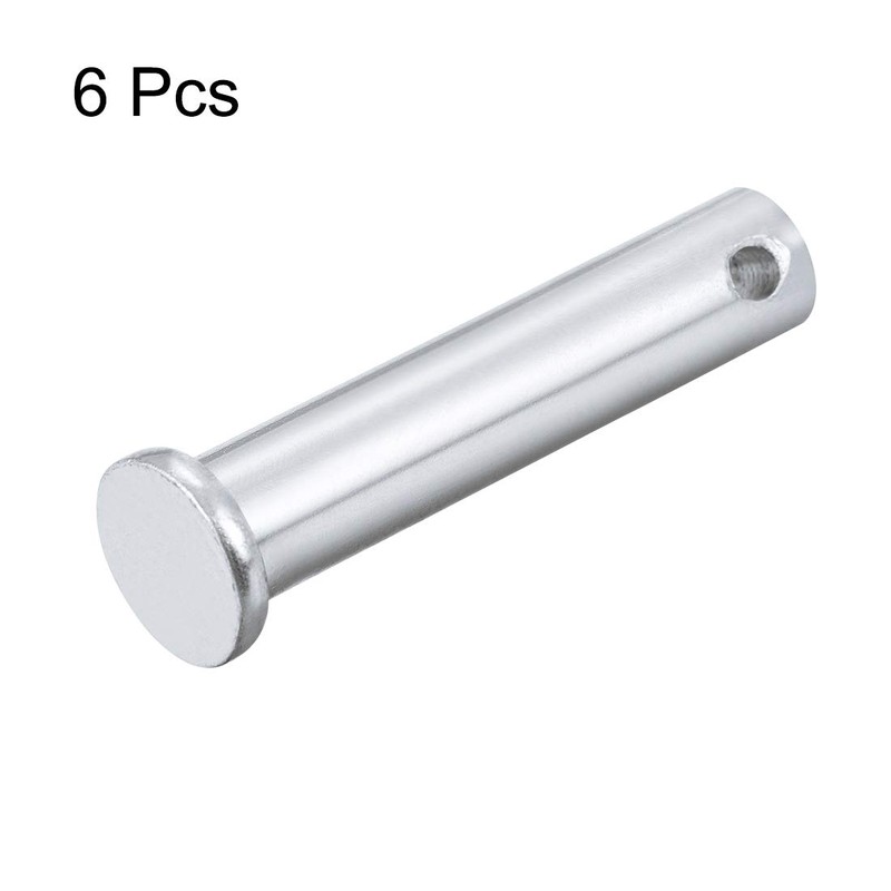 sourcing map Single Hole Clevis Pins - 10mm X 45mm