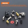 HELIFOUNER 450 Pieces Computer Standoffs Spacer Screws Assortment Kit for