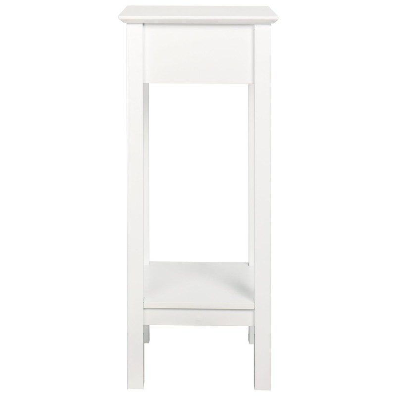 eHemco Plant Decorating Stand End Table Side Table with Storage