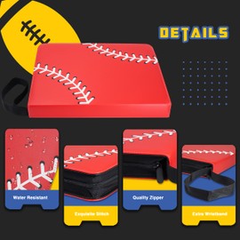 NeatoTek 9 Pocket Waterproof Trading Card Binder, Trading Album Display Holder, Expandable, 720 Double Sided Pocket Album, Compatible with Gaming Cards, Yugioh, MTG and Other TCG (Baseball)