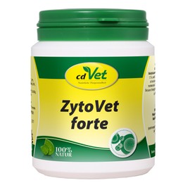cdVet Naturprodukte ZytoVet forte 150 g - Dog, Cat - Supplementary Feed - Support of the Immune System - Autoimmune Diseases - Cell Metabolism Problems - Healthy Cells - Health -