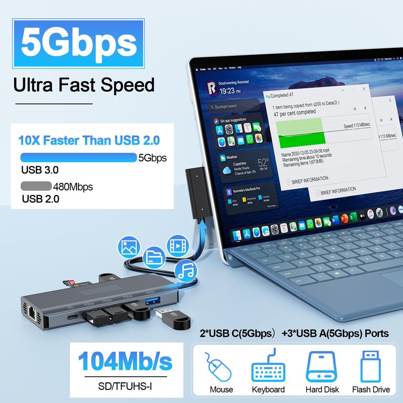 New Surface Docking Station 11-in-1 Surface Dock 2 4K@60HZ HDMI