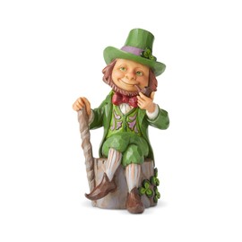 Enesco Jim Shore Heartwood Creek Duende Figura de tamaño Pinta, 5.5 Pulgadas, Multicolor
