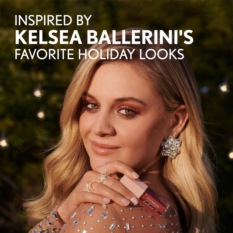 COVERGIRL Exhibitionist by Kelsea Ballerini Liquid Glitter Eyeshadow, Highly Pigmented,