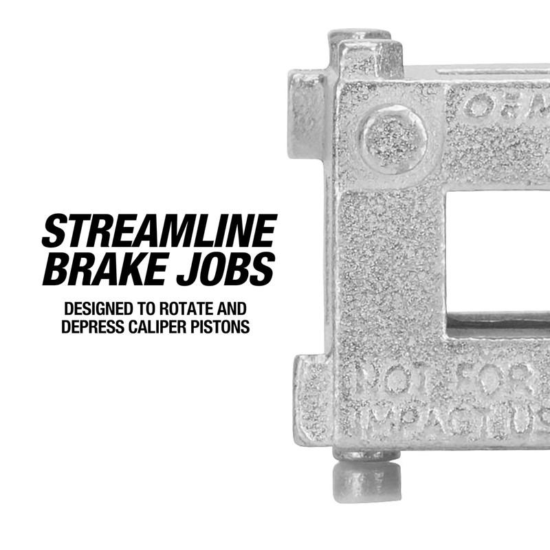 OEMTOOLS 25071 Rear Disc Brake Piston Tool, Rear Brake Caliper