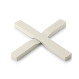 Eva Solo Magnetic Coaster Coconut The Two Parts Can Be Placed Separately or Crossed Coconut