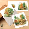 MVVMTOP 6pcs Diamond Art Painting Greeting Card, DIY Grove Diamond