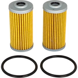 XYZIL 2X Fuel Filter CH15553 Compatible with John Deere 650 670 750 770 780 2210 4010 4100 4110 4115 415 425 445 455 X495 X595 2020 2030 4X2 HPX 4X4 HPX 6X4 Gator Compact Utility Lawn Garden Tractor