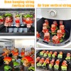 COMZPLIFE 40Pcs 3.94 Inch Air Fryer Skewers, Stainless Steel Standing