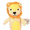 Plush Lion Rope and Squeaker Toy – Sustainable Dog Toy,
