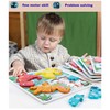Wooden Toddler Puzzles Age 1-3,Montessori Toys for 1 2 3