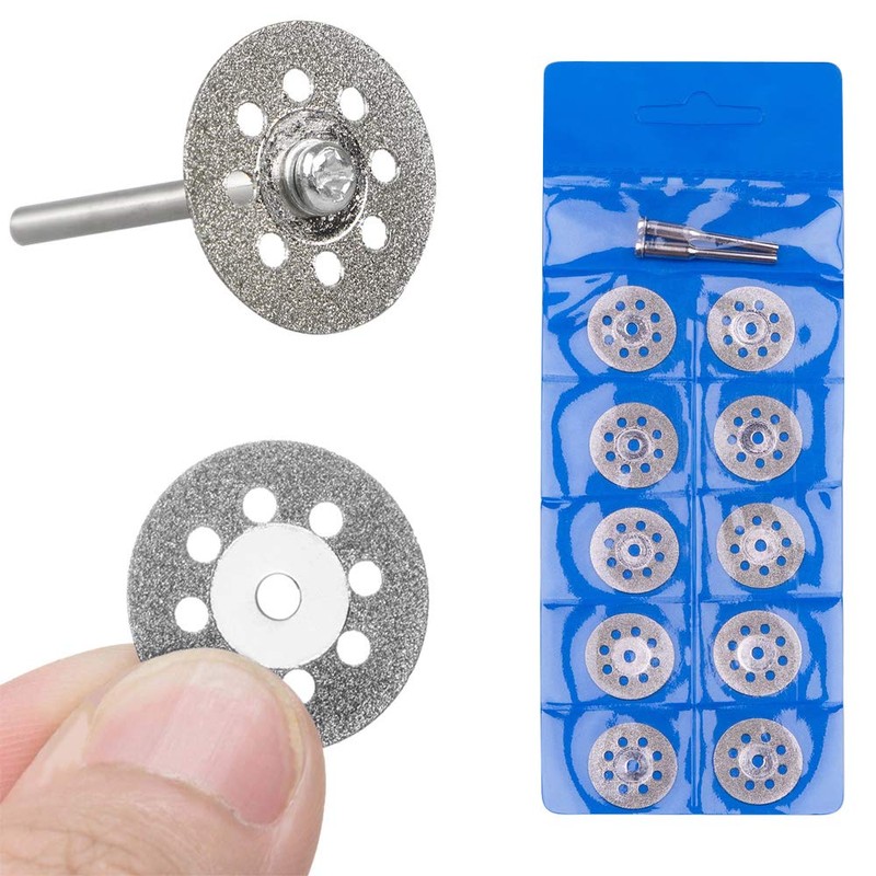 Saipor 20pcs 22mm Diamond Cutting Wheel Off Discs with 4