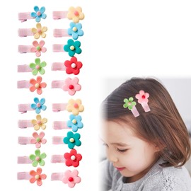 Sellerian Hair Accessories, Set of 20, Baby Hair Clips, Safe, Hair Clips, Baby Girls Hair Accessories Set, Bangs Clip, Kids, Cute, Stylish, Baby Shower, Flower