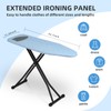 Ironing Board Adjustable Height Folding Ironing Board with Iron Pad,