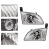 Fronimo TO2502135,TO2503135 Headlights Headlamps Pair Set Compatible with Toyota Sienna
