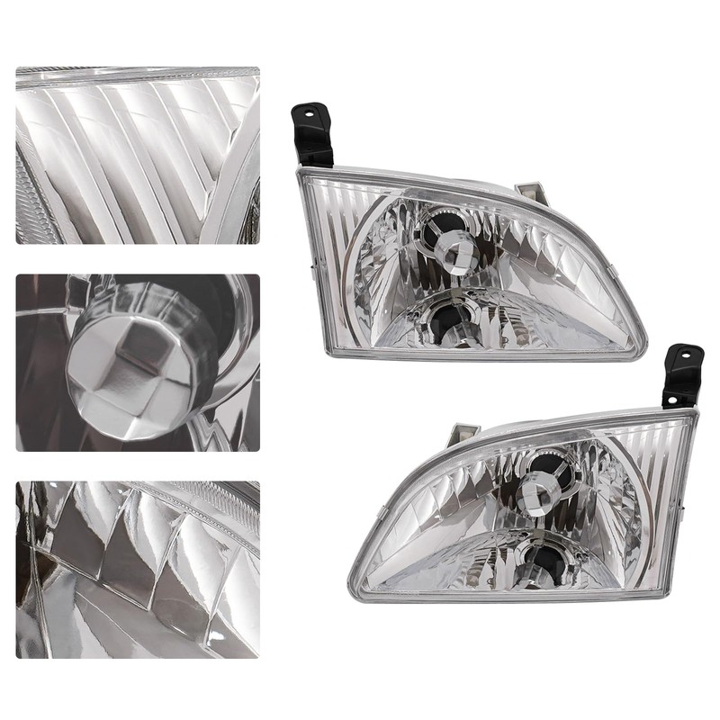 Fronimo TO2502135,TO2503135 Headlights Headlamps Pair Set Compatible with Toyota Sienna
