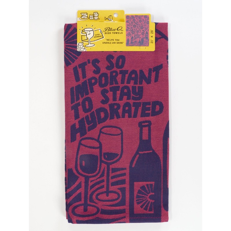 Blue Q Funny Woven Dish Towel ~ It's So Important
