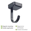 WENKO Jet Magnetic Hooks Set of 6 Practical Hooks in