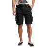 UNIONBAY Men's Survivor Belted Cargo Short, Black, 30
