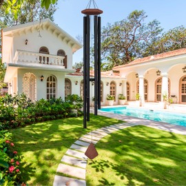 60" Extra Large Wind Chimes for Outside Deep Tone, Sympathy Memorial Wind Chimes for Loss of Loved One,Big Hexagonal Tuned Wooden Wind Chimes Outdoor Clearance for Garden,Yard,Patio and Lawn