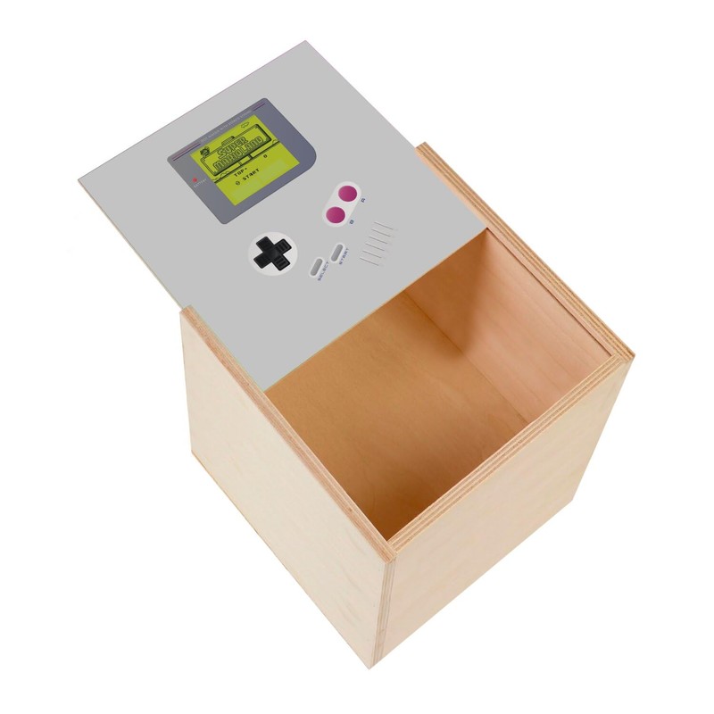 Fabulous Wooden Box - Old School Game Console Portable Video