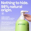 ATTITUDE Body Wash, EWG Verified Shower Gel, Dermatologically Tested, Plant