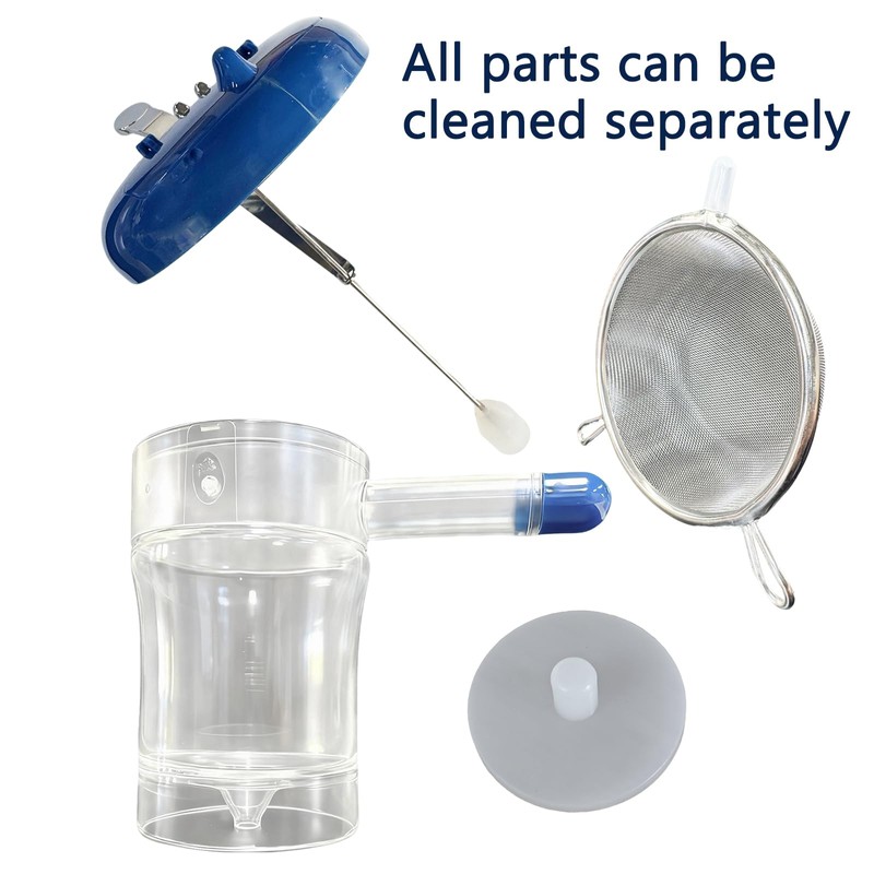 Glass Fat Gravy Separator, 4Cup, 304 Stainless Steel Strainer