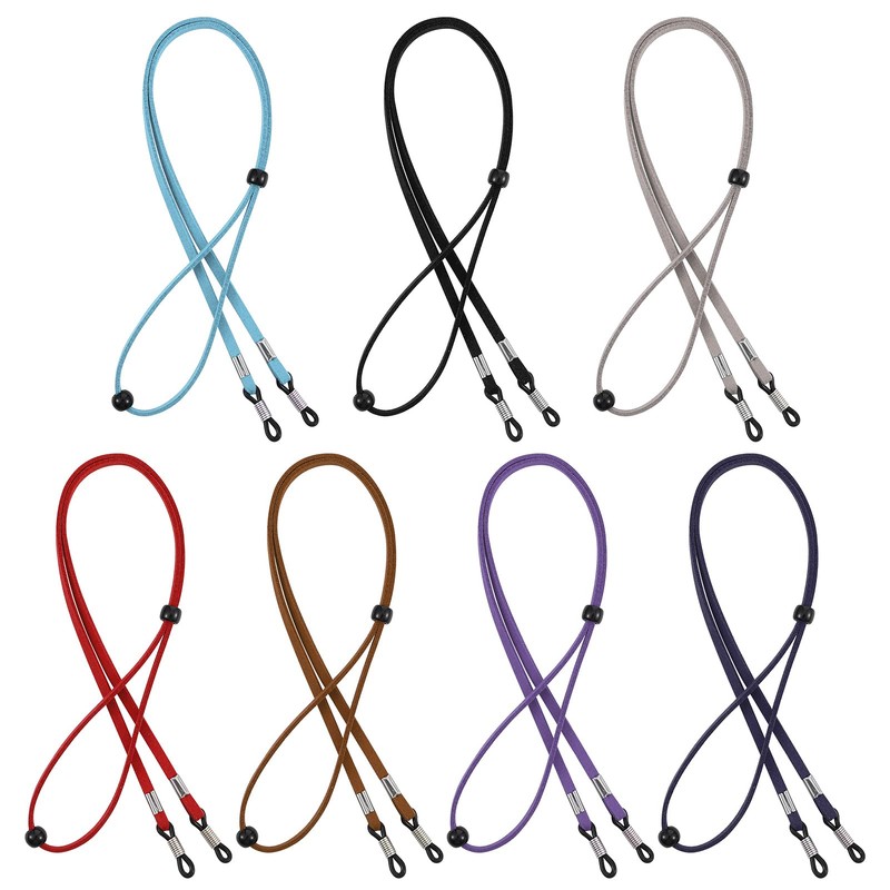 Hitchlike Glasses Strap Glasses Chain 7 Pack Anti-Slip Adjustable Glasses