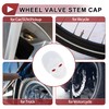 HEROFFIX 4 Pcs Skull Head Shape Tire Valve Stem Caps