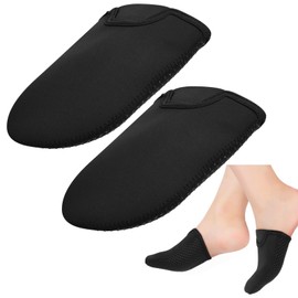 Cosmos 2 Pcs Neoprene Toe Warmers Sleeve Ice Bath Toe Cover Thermal Foot Toe Cap Socks Ice Bath Accessories Reusable Cycling Foot Covers for Winter Outdoor Sports Cycling Skiing Hiking (L (1 Pair))