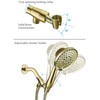 G-Promise High Pressure 6 Setting Detachable Handheld Shower Head with