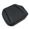 NLQR Passenger Bottom Perforated Microfiber Leather Seat Cover Black Compatible