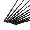 Ohamtes 10 Pcs Diameter 3mm Carbon Fiber Rod, Solid Brushed