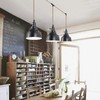 ALAISLYC 3 Light Plug in Pendant Light Cord 22FT Industrial