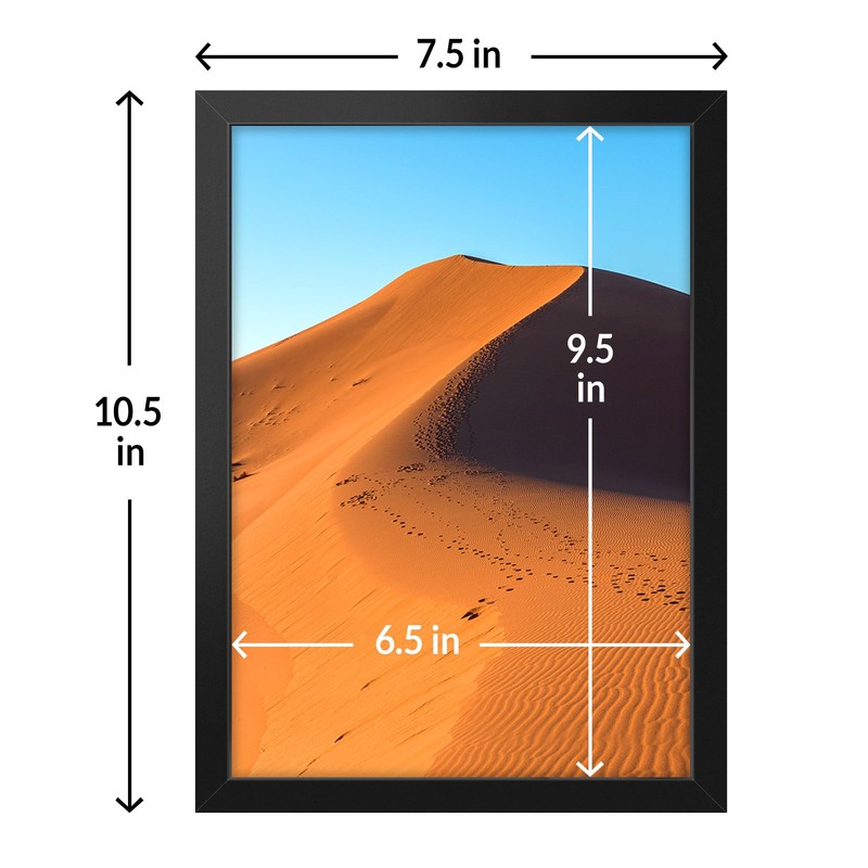 LaVie Home 7x10 Picture Frame for Wall Display, 7x10 Black