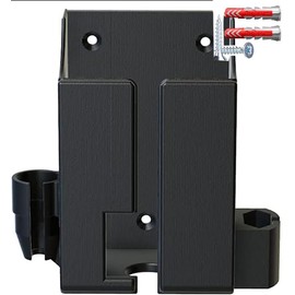 3D-TDürbeck Wall Mount for the Red Deer, BMZ, Focus, Haibike, Flyon, e-Bike Charger Protective Cover (with Power Plug Holder)