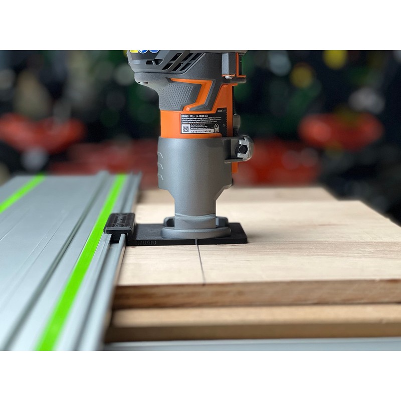 ToolCurve's Guide Rail Adapter Compatible with Ridgid Trim Router