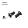 uxcell M2.5 x 6mm Phillips Screw Fastener Black for Laptop