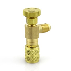 3S SuperSamaStore SHD-516 Rubinetto Shut-Off 5/16 Sae per Bombole Gas Refrigerante R32 - R410A, Valvola di Intervento per Impianti Climatizzazione, Hvac e Frigoristi, Ottone
