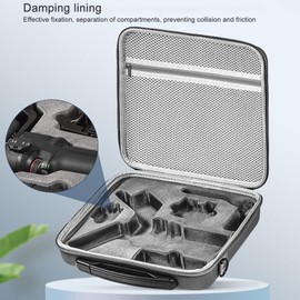 DJI RS 3 Mini Carrying Case,DJI RS 3 Mini Case Accessories Kit,Portable Shoulder Bag Travel Hard Shell Box with Double Zipper for DJI RS3 Mini