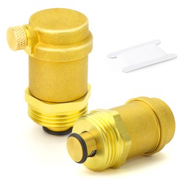 GASHER 1PCS Automatic Air Vent Valve, 3/4" DN15 Air Release Valve, Brass Air Bleed Valve, For Solar Water Heater And Hvac System