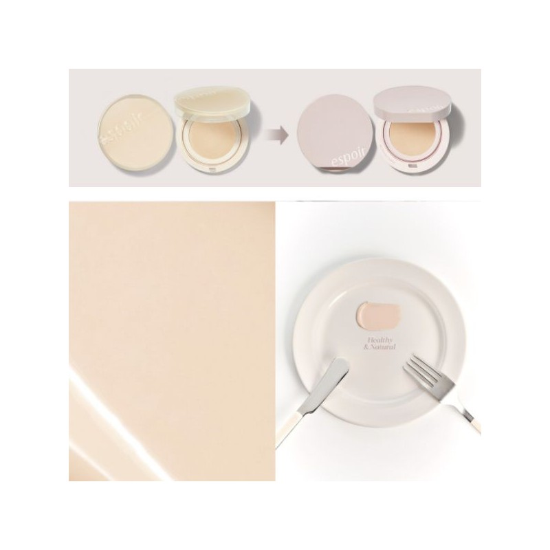 ESPOIR Be Natural Cushion SPF50+ PA++++ 14g*2ea, Color:02 Vanilla