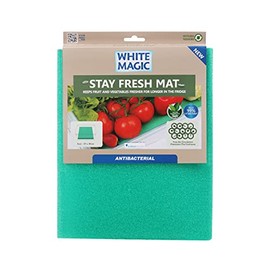 White Magic Antibacterial Stay Fresh Mat, Blue, 47x30cm