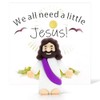 KAZIPA Mini Jesus Figures with Greeting Card, Pocket Figures, Easter