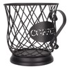 Iron Coffee Pod Holder Organizer Large Capacity Coffee Capsule Storage