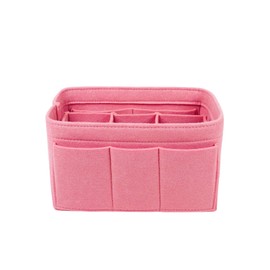 ZTUJO Purse Organizer Insert, Felt Bag Organizer For Handbag Purse Organizer,13 Colors, 6 Size (X-Large, Light Pink)