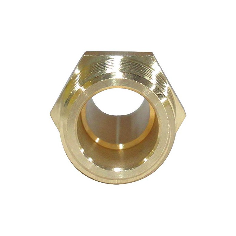 Flowbal Hose Nipple Brass Threaded Fitting GHN-0211 1/4x10.5