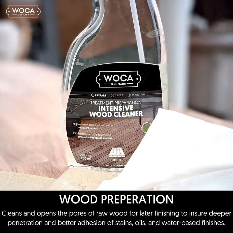 WOCA Denmark Intensive Wood Cleaner 750 ML, Ready to use