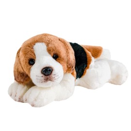Teddys Rothenburg Cuddly Toy Dog Beagle Lying Down 30 cm Plush Dog Plush Toy Stuffed Dog